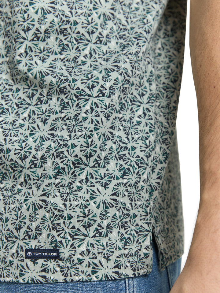 allover printed polo, mint round design 39484 Bild 6