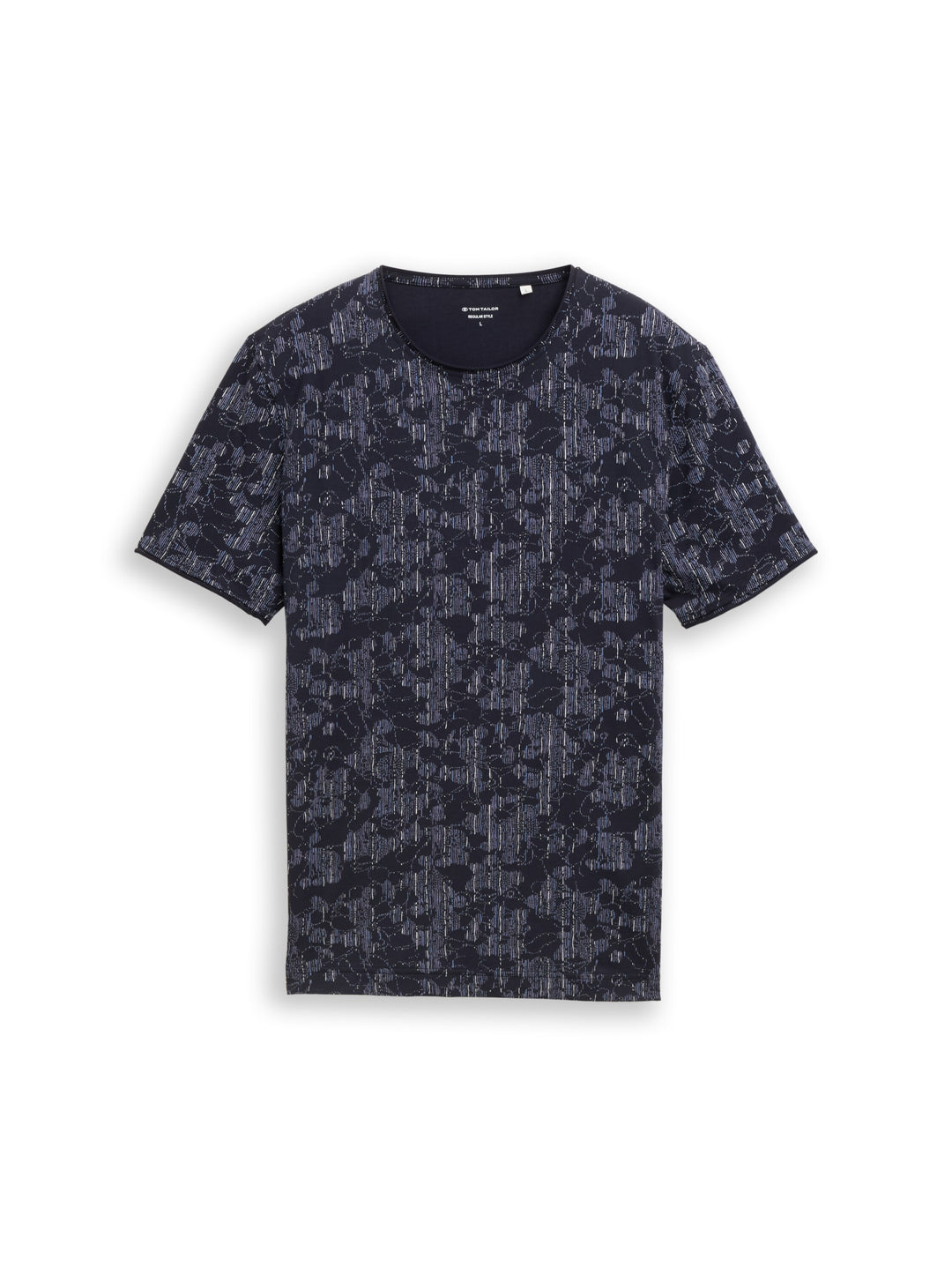 allover printed t-shirt, navy irregular design 40193 Bild 7