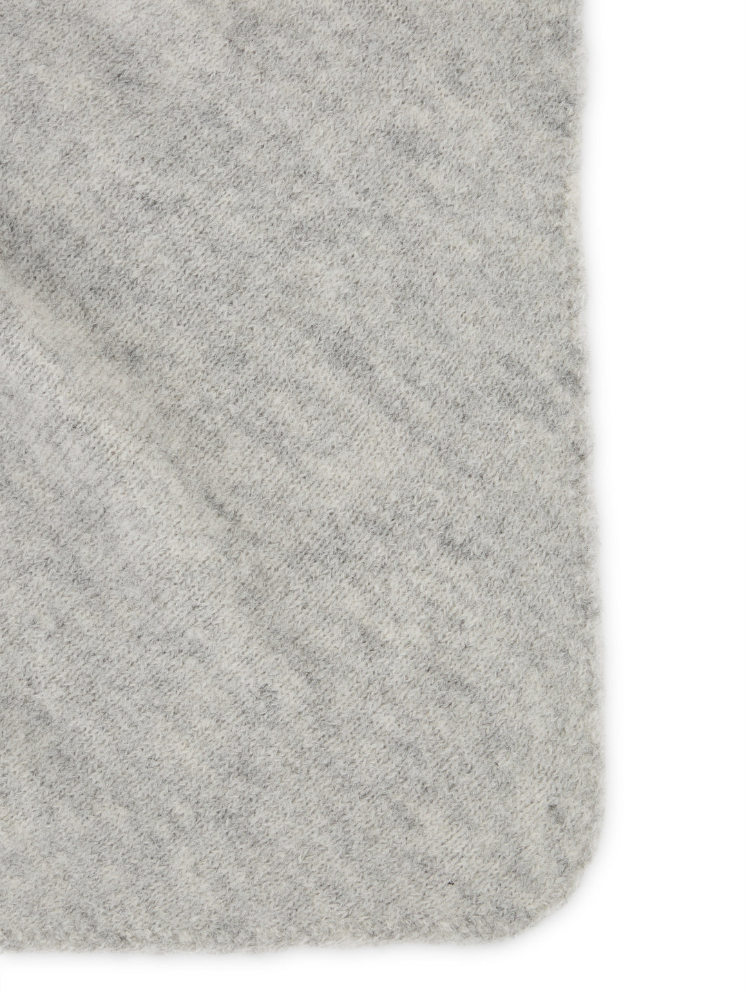 alpaca blend triangel scarf, soft grey melange 40730 Bild 3