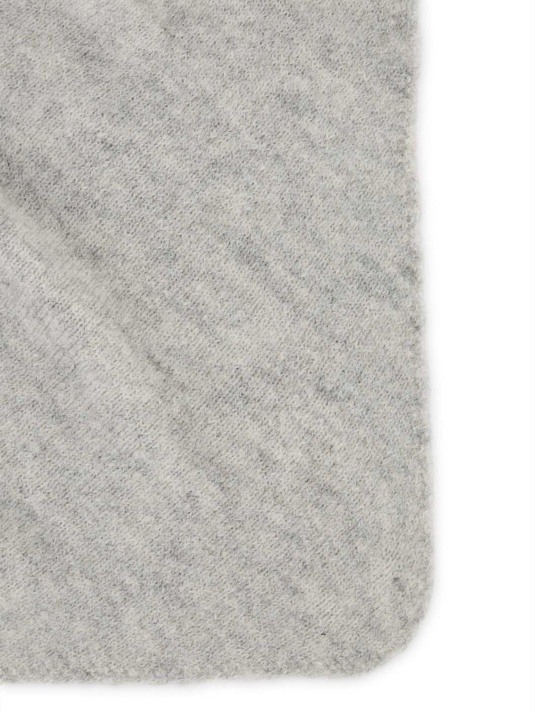 alpaca blend triangel scarf, soft grey melange 40730 Bild 4