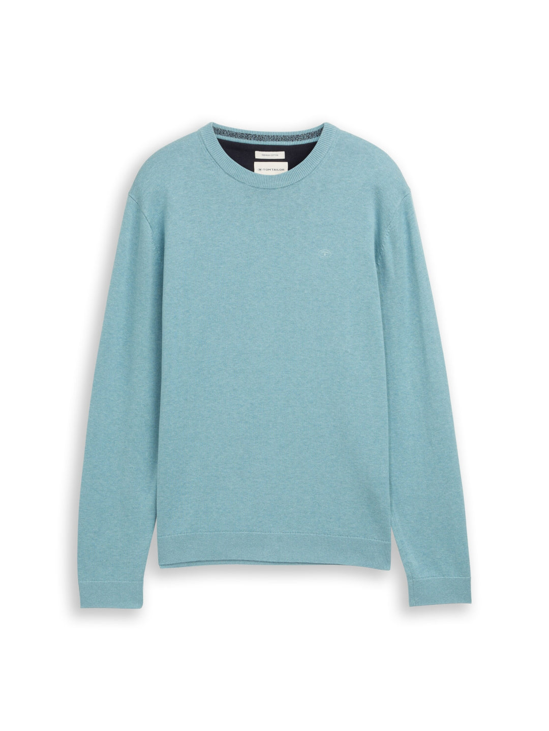 basic crewneck knit, tourmaline melange 39104 Bild 1