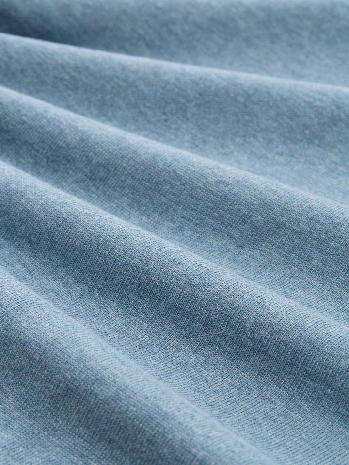 basic knit troyer, faded blue melange 39094 Bild 2
