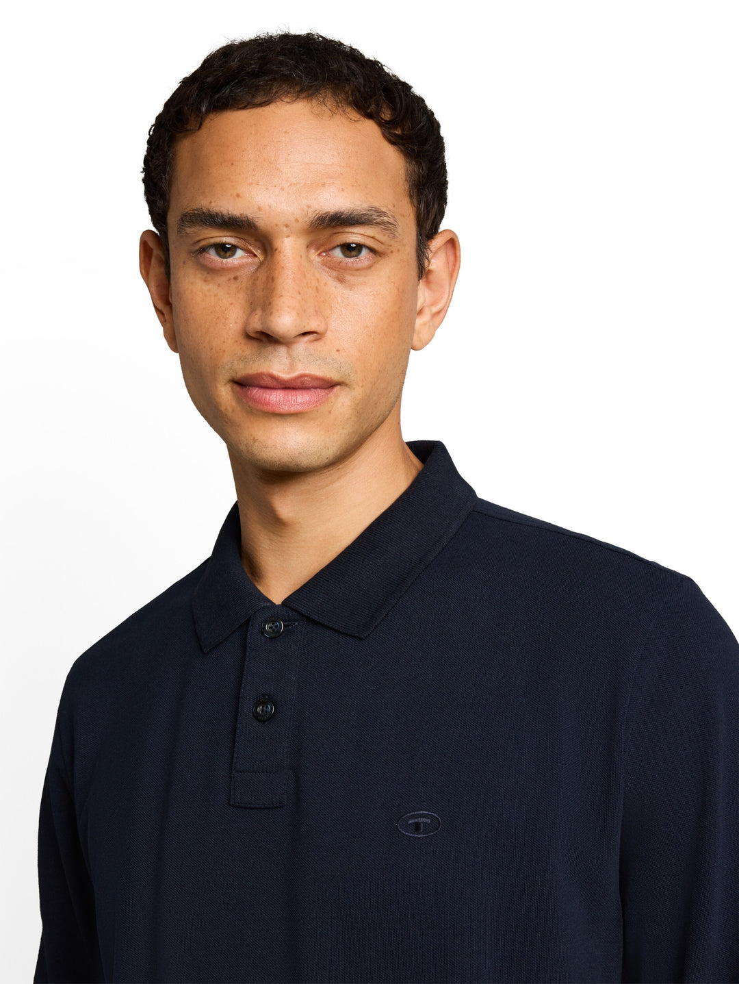 basic longsleeve polo, sky captain blue 10668 Bild 12