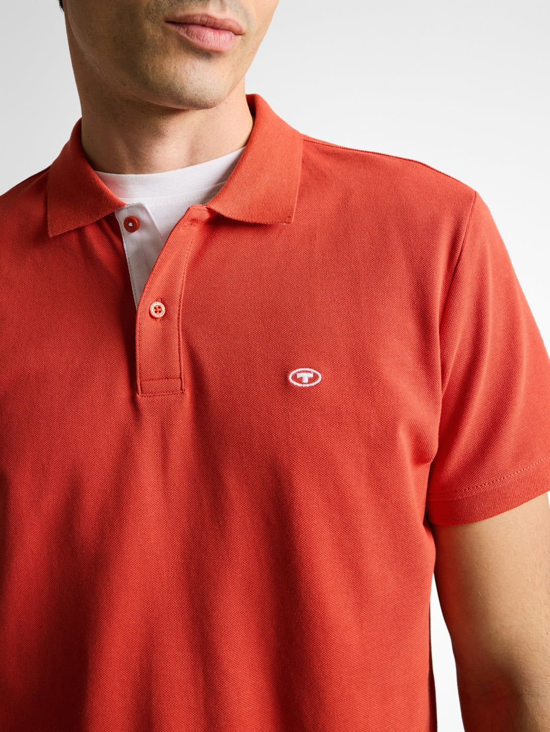 basic polo with contrast, Chili Orange 11214 Bild 10