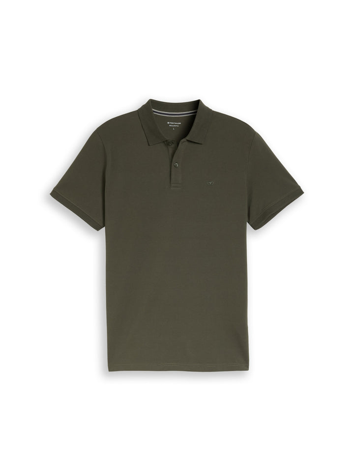basic polo with contrast, deep leaf green 26543 Bild 1