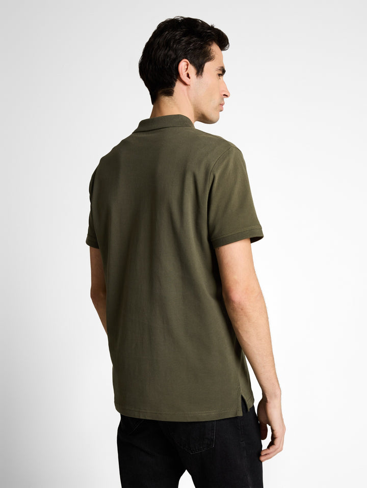 basic polo with contrast, deep leaf green 26543 Bild 4