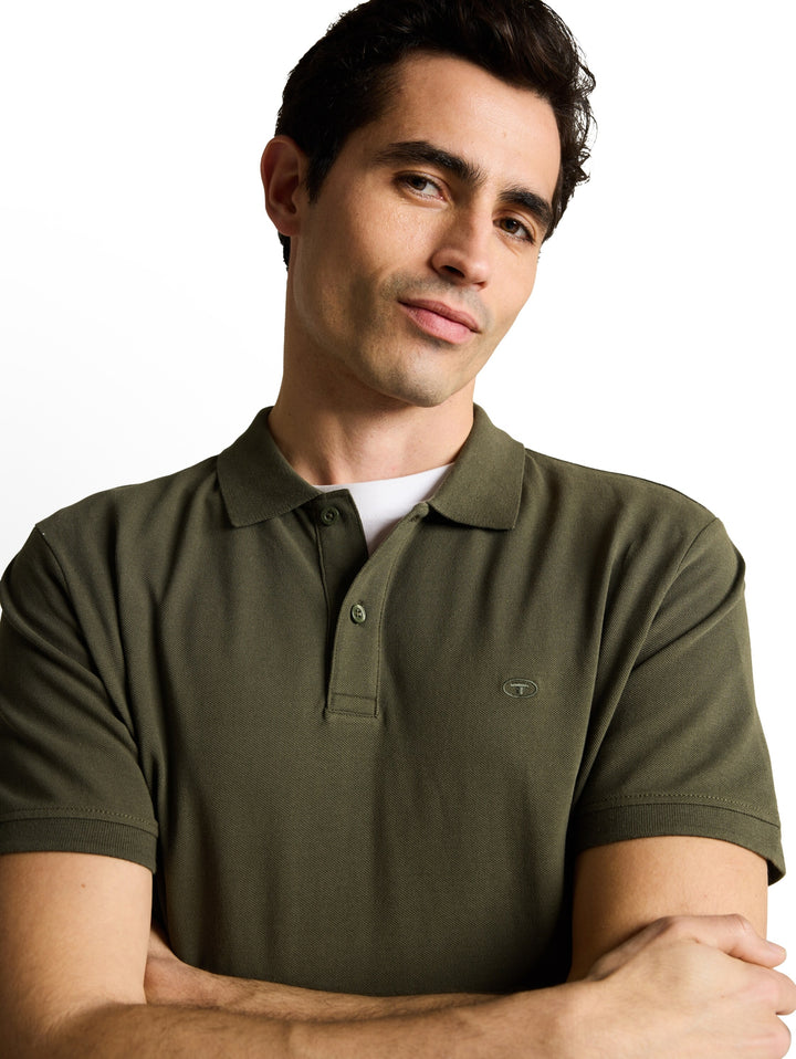 basic polo with contrast, deep leaf green 26543 Bild 5