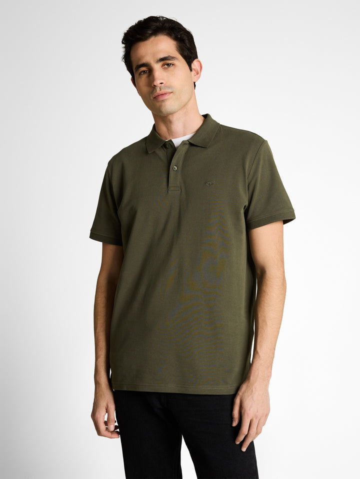 basic polo with contrast, deep leaf green 26543 Bild 6