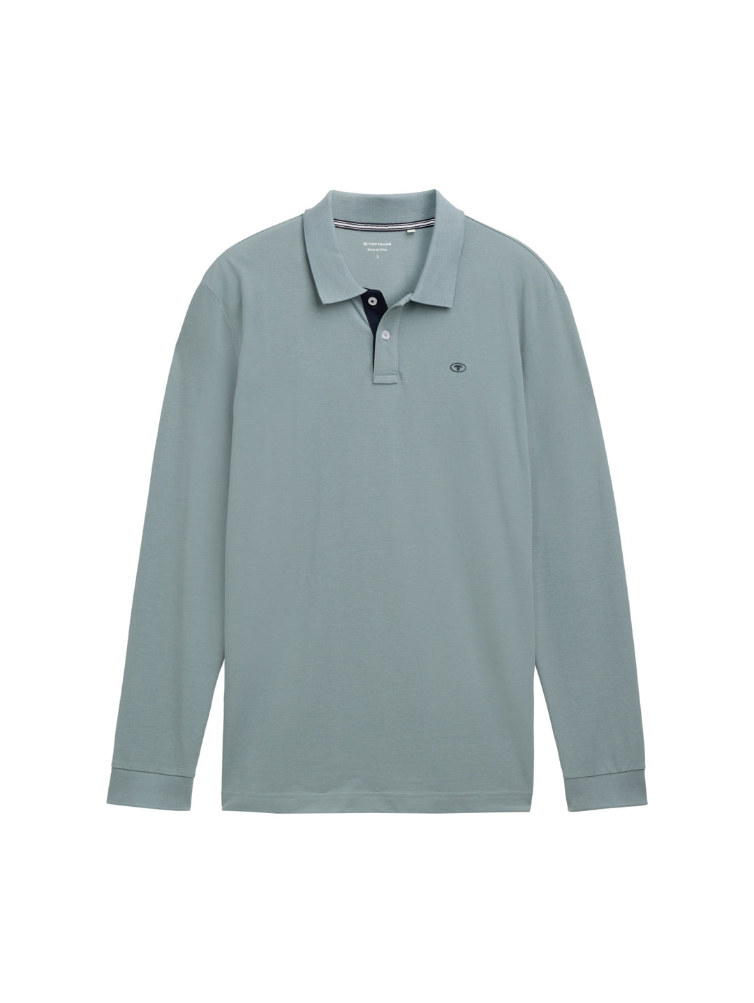 basic polo with contrast, grey mint 27475 Bild 1