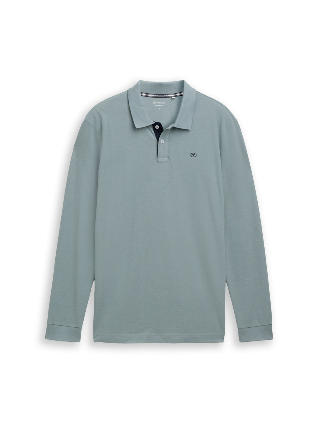 basic polo with contrast, grey mint 27475 Bild 1