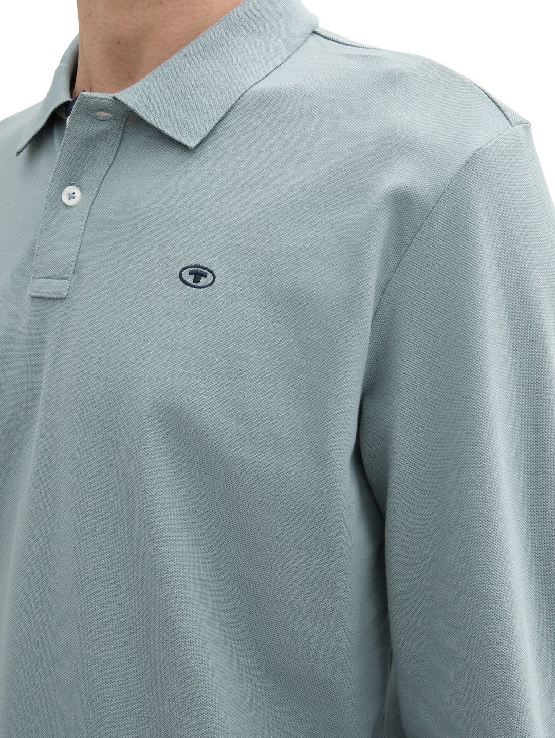 basic polo with contrast, grey mint 27475 Bild 5