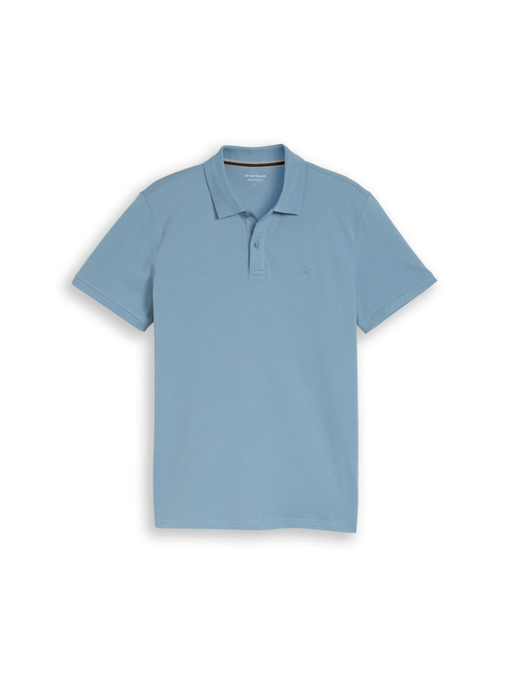 basic polo with contrast, mountain spring blue 39441 Bild 1