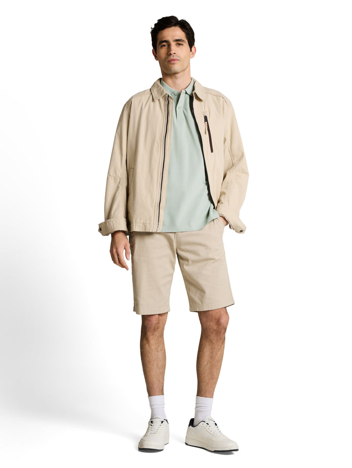 basic polo with contrast, soft greyish green 12792 Bild 3