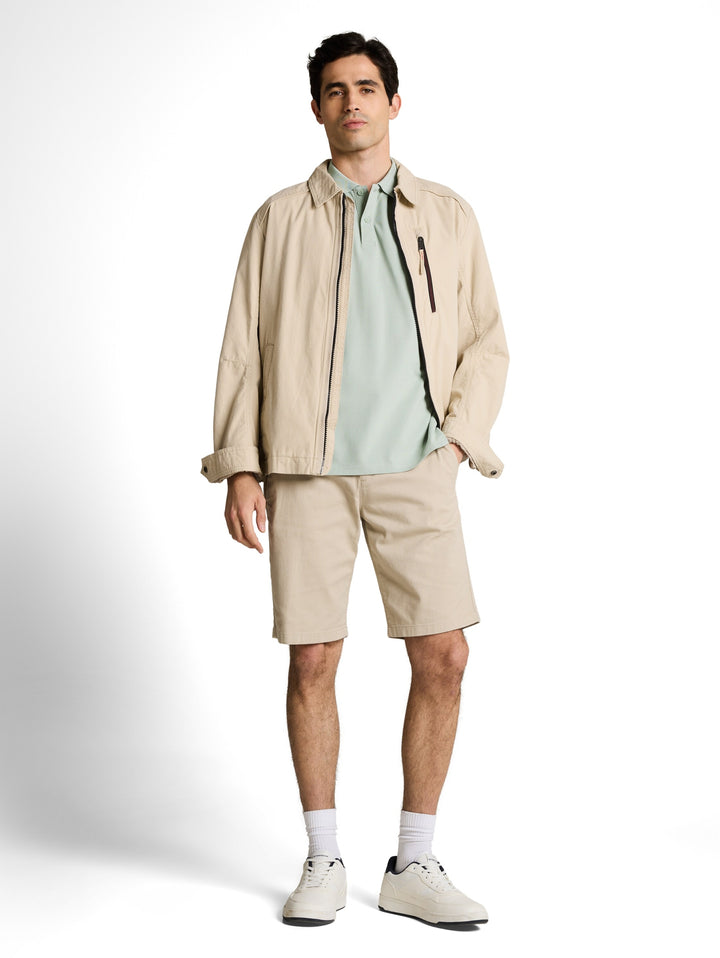 basic polo with contrast, soft greyish green 12792 Bild 7