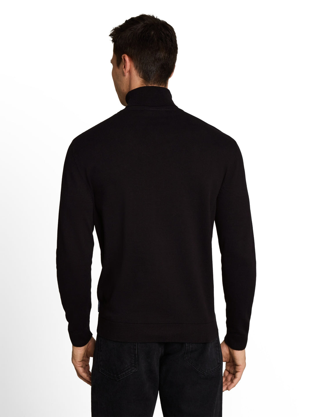 basic turtle neck knit, Black 29999 Bild 4
