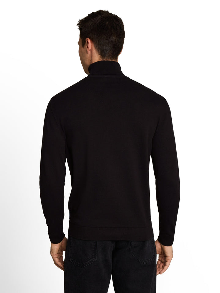 basic turtle neck knit, Black 29999 Bild 4