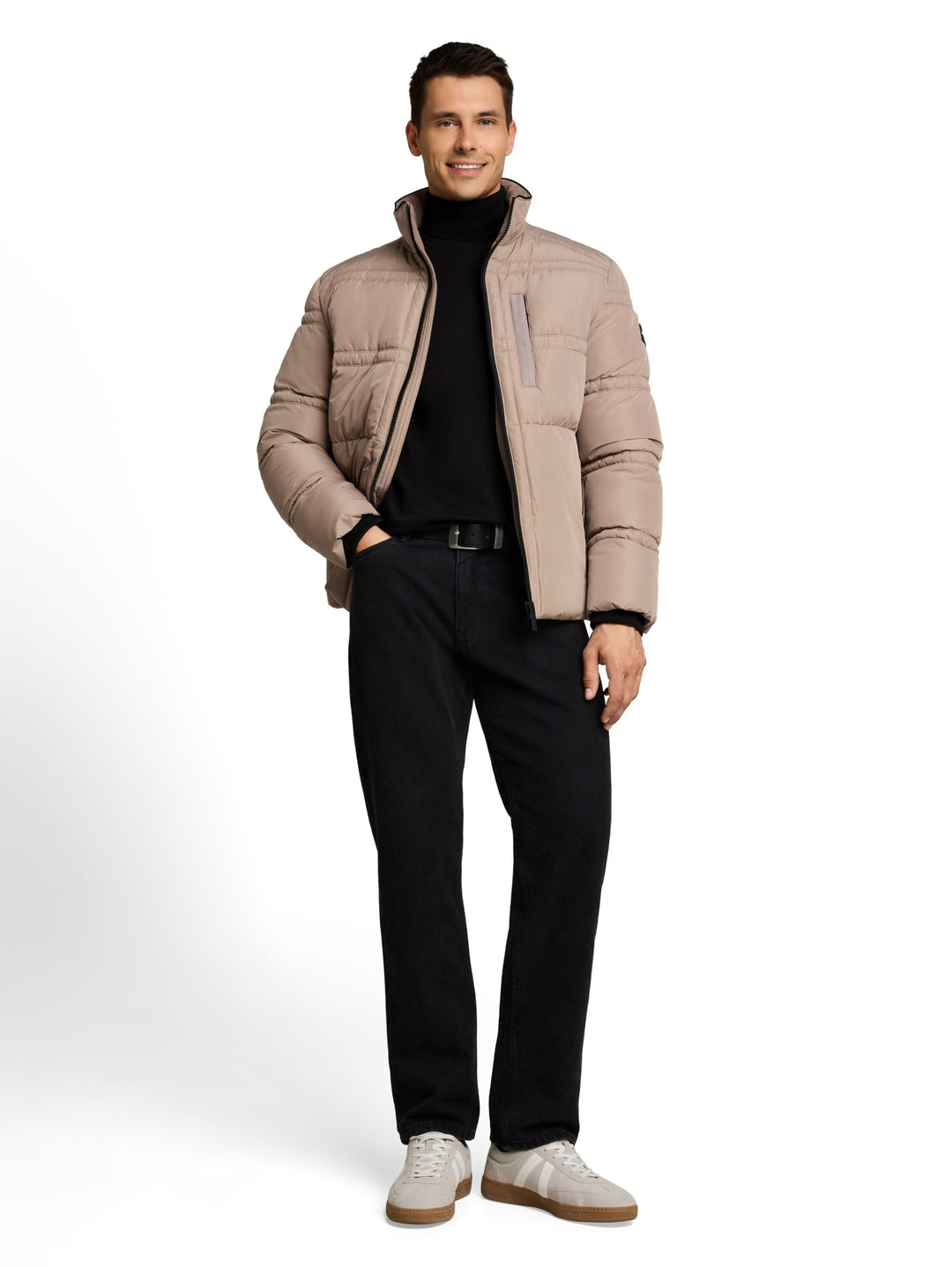 basic turtle neck knit, Black 29999 Bild 7
