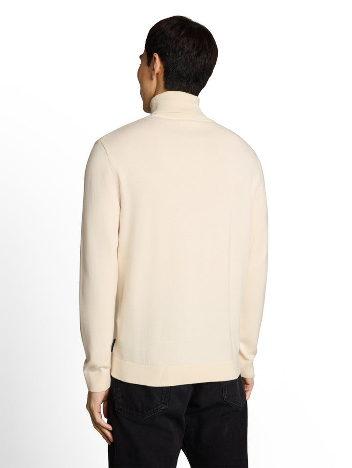basic turtle neck knit, Gardenia White 10348 Bild 4