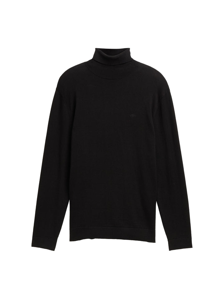 basic turtleneck knit, Black 29999 Bild 1