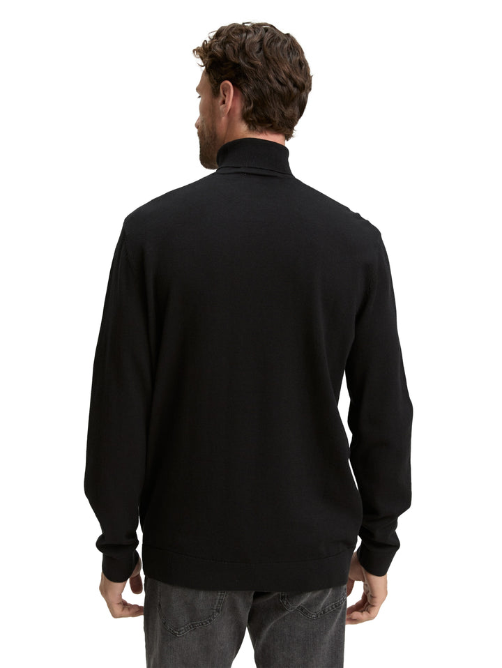 basic turtleneck knit, Black 29999 Bild 4