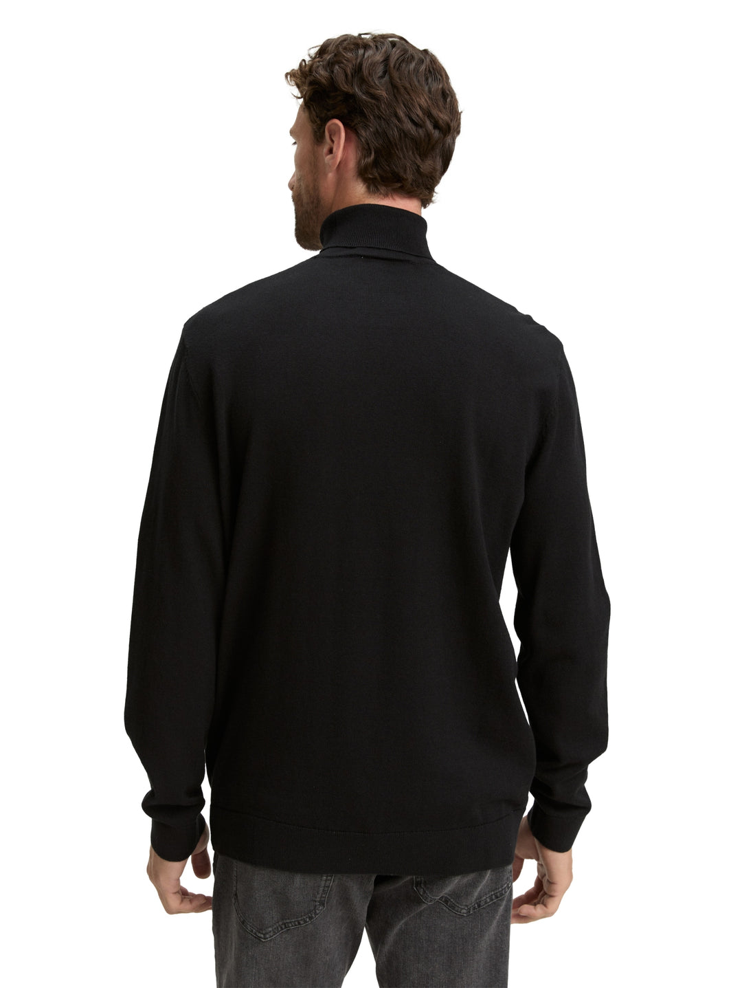basic turtleneck knit, Black 29999 Bild 4