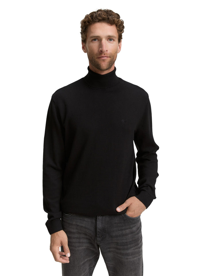 basic turtleneck knit, Black 29999 Bild 6