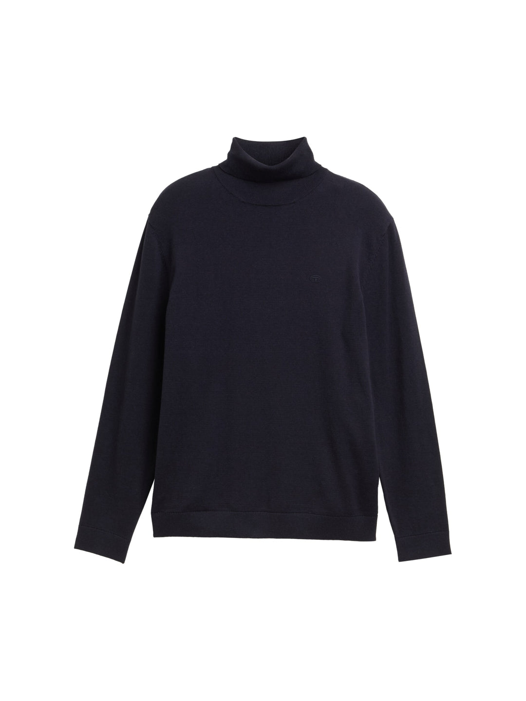 basic turtleneck knit, Knitted Navy Melange 13160 Bild 1