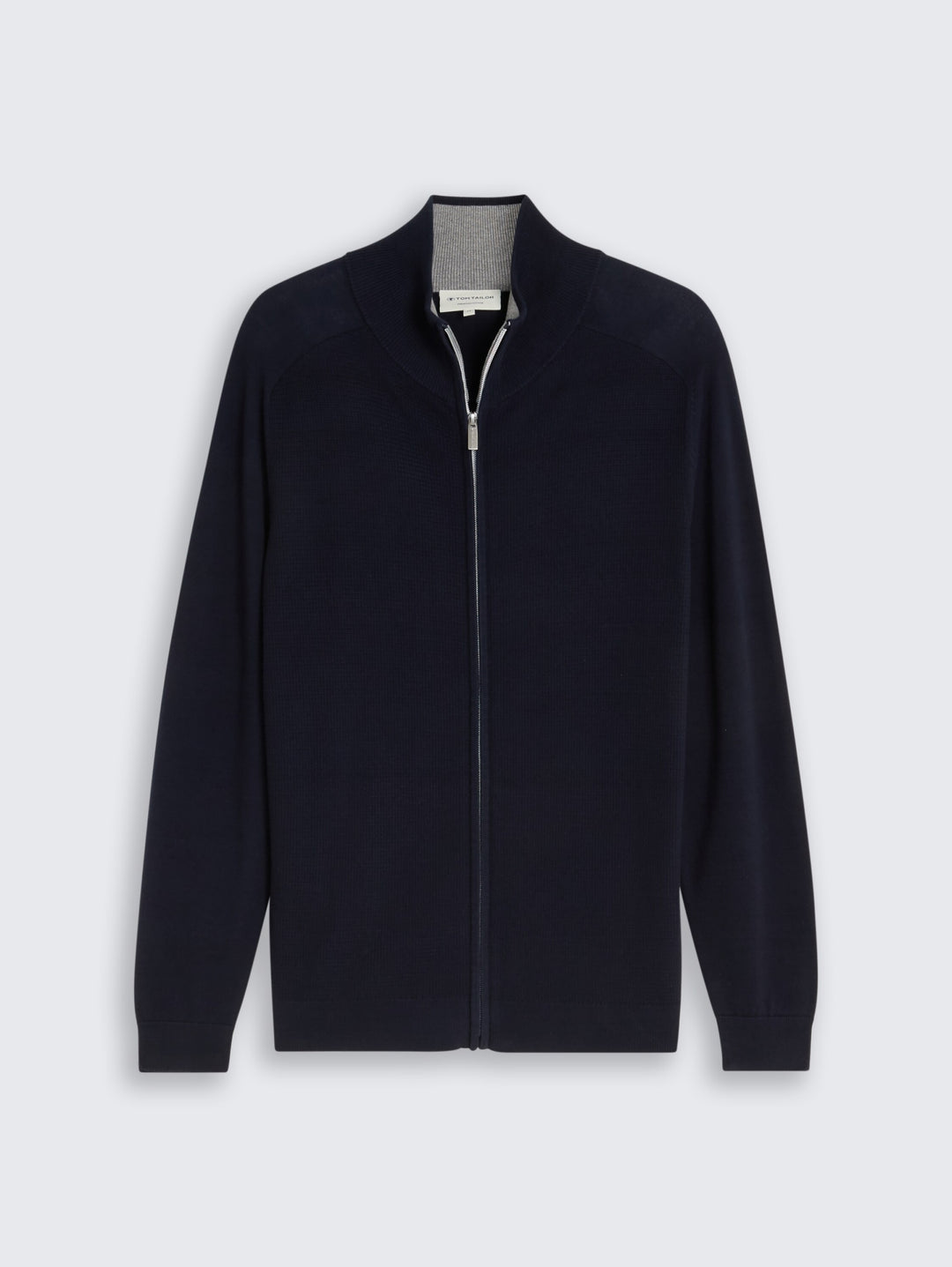 basic zip jacket knit, sky captain blue 10668 Bild 7