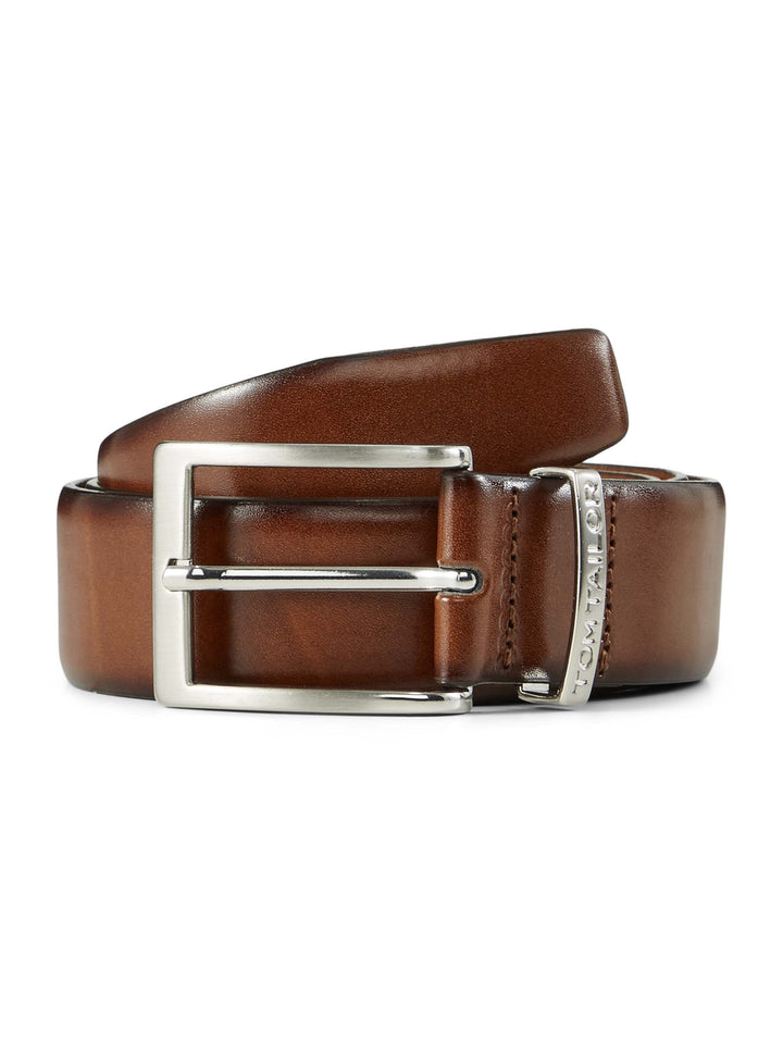 TTBILL Herren Gürtel mit rechteckig, light brown uni 6700 Bild 1