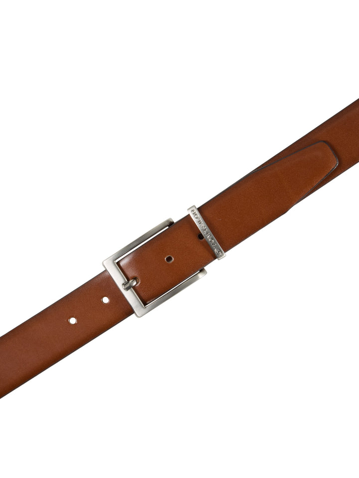 TTBILL Herren Gürtel mit rechteckig, light brown uni 6700 Bild 3