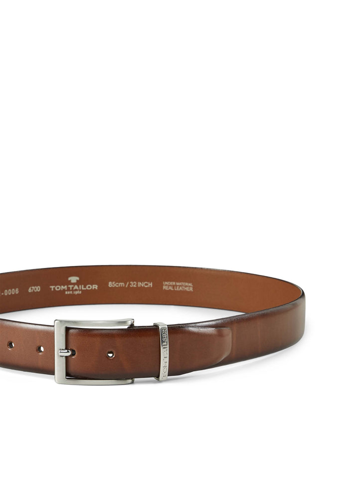 TTBILL Herren Gürtel mit rechteckig, light brown uni 6700 Bild 6