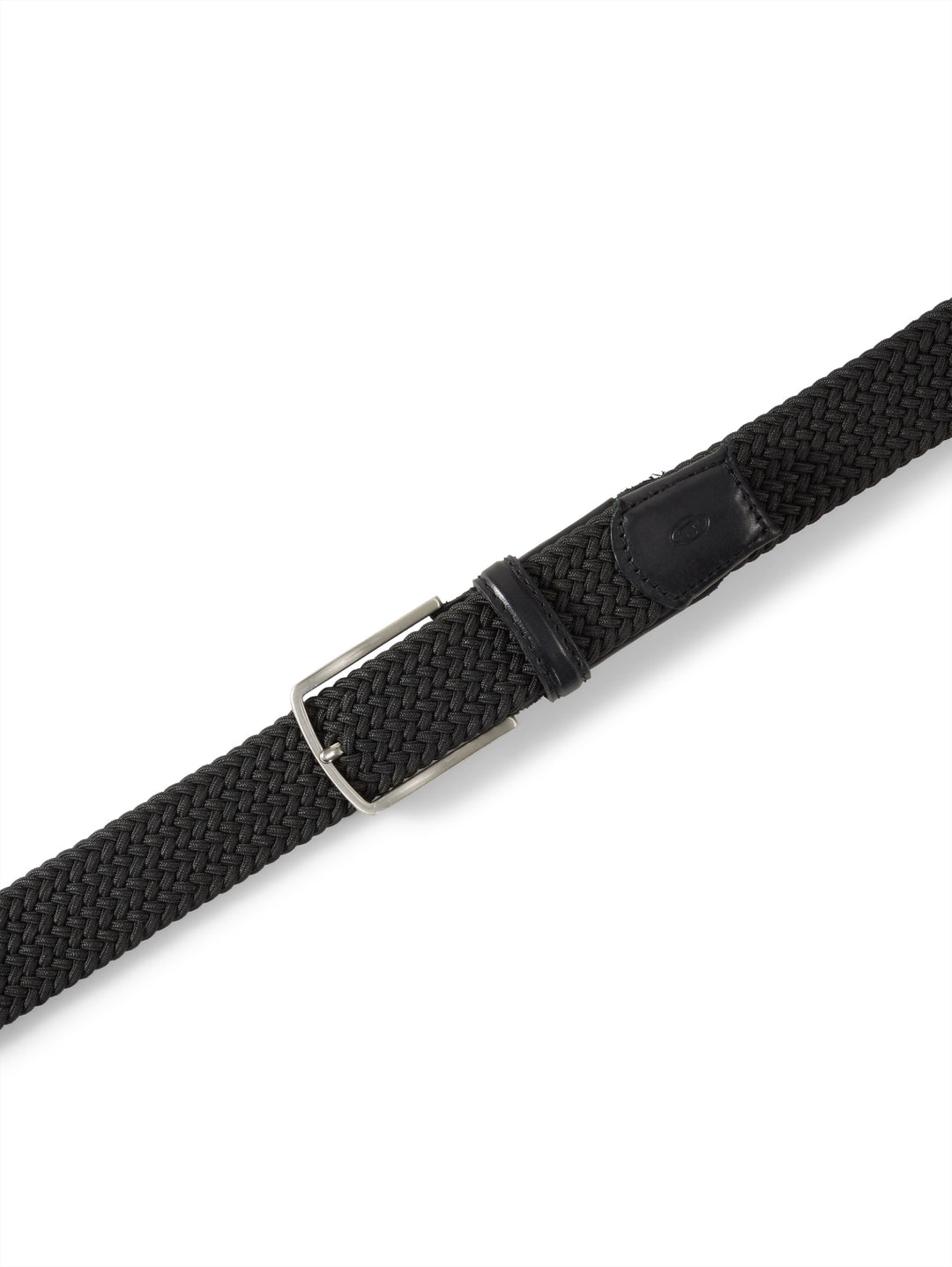 TTBILL Herren Gürtel mit rechteckig, black uni 9000 Bild 3