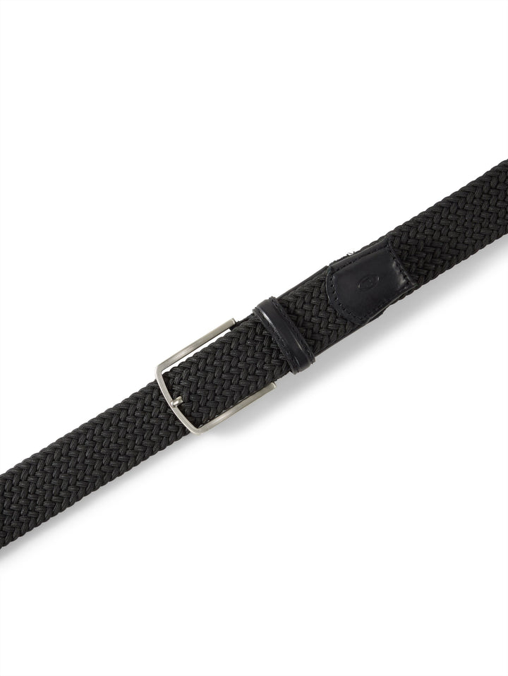 TTBILL Herren Gürtel mit rechteckig, black uni 9000 Bild 3