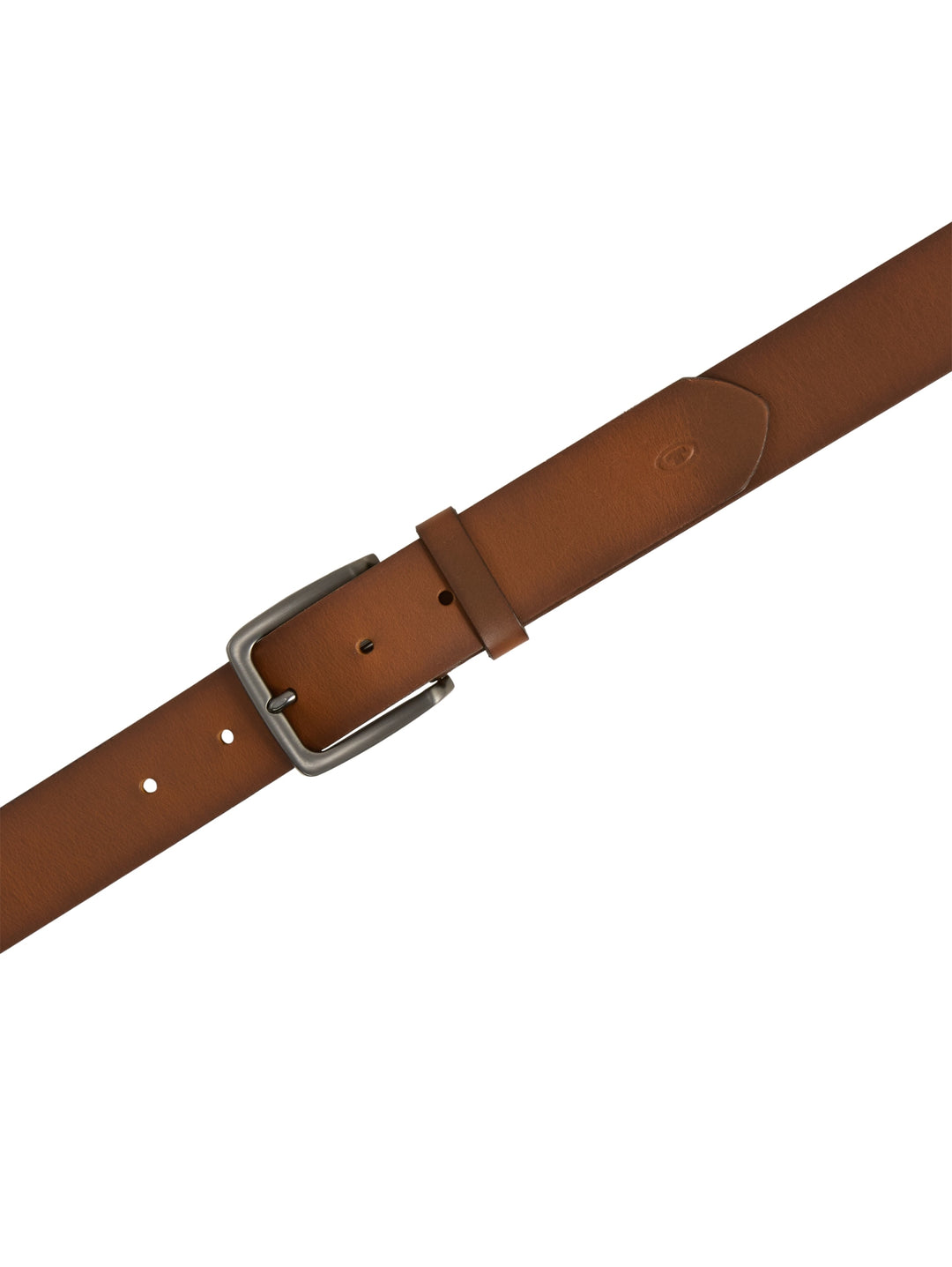 TTSCOTT Herren Ledergürtel mit rech, light brown uni 6700 Bild 3
