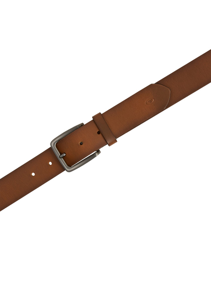 TTSCOTT Herren Ledergürtel mit rech, light brown uni 6700 Bild 3
