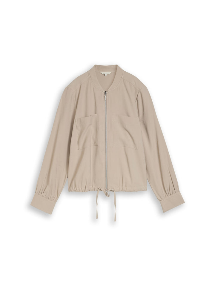 blazer fluent bomber jacket, soft taupe grey 32208 Bild 1