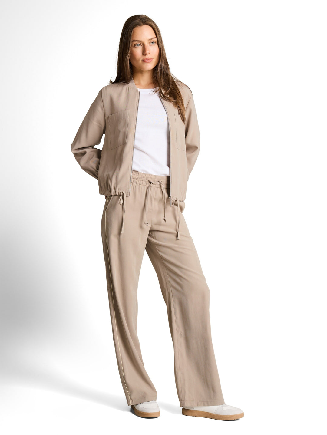 blazer fluent bomber jacket, soft taupe grey 32208 Bild 3