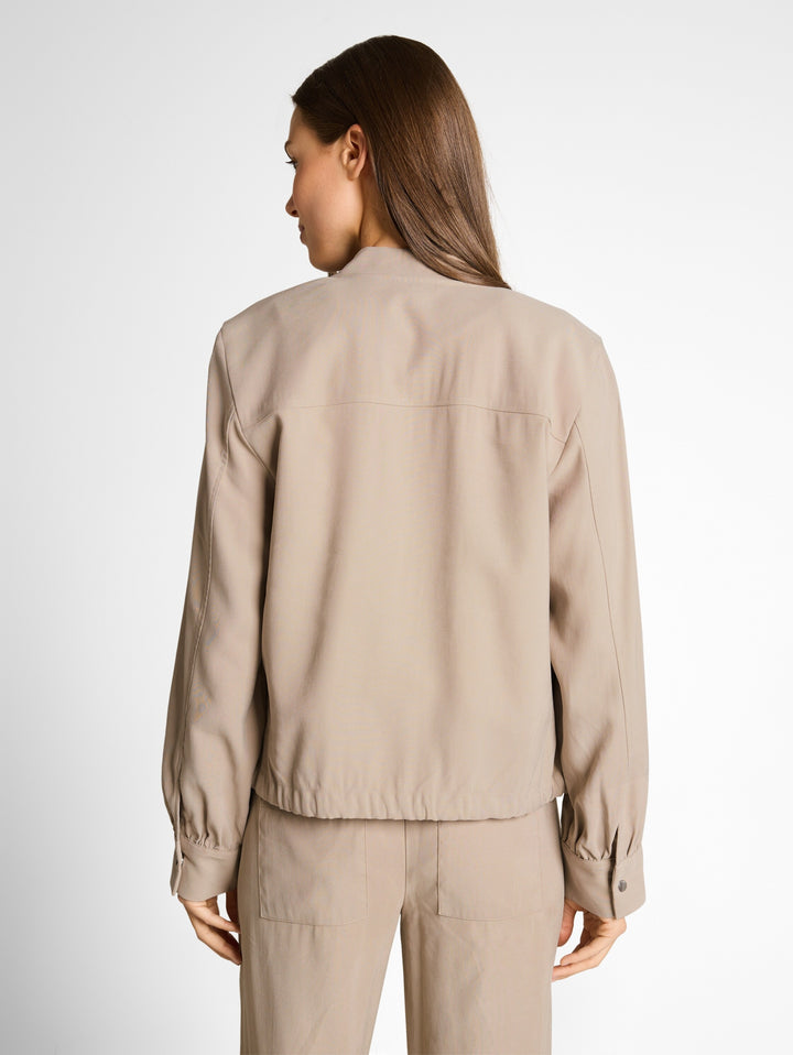 blazer fluent bomber jacket, soft taupe grey 32208 Bild 5