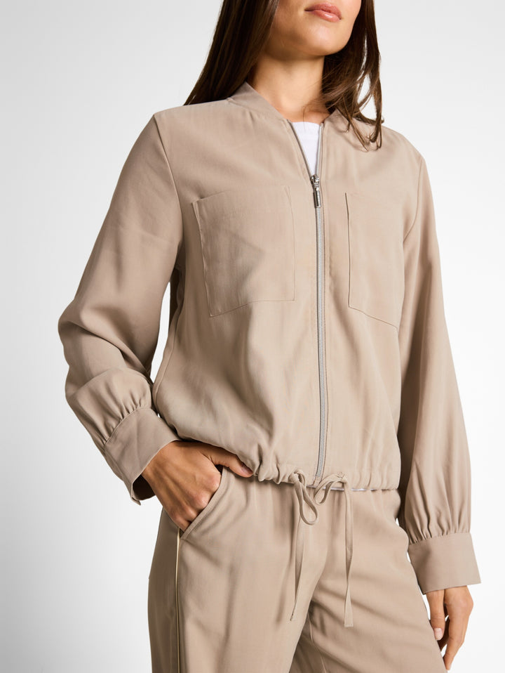 blazer fluent bomber jacket, soft taupe grey 32208 Bild 7