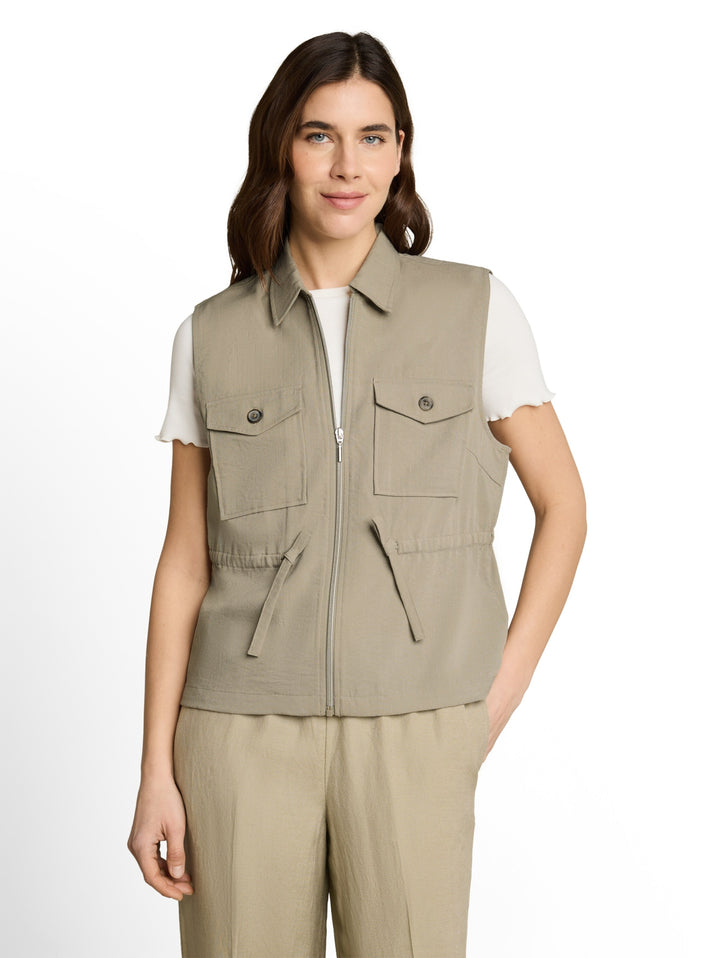 blazer fluent vest, Silver Olive 11863 Bild 5