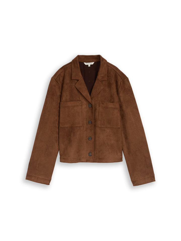 blazer suede jacket, camel 41102 Bild 1