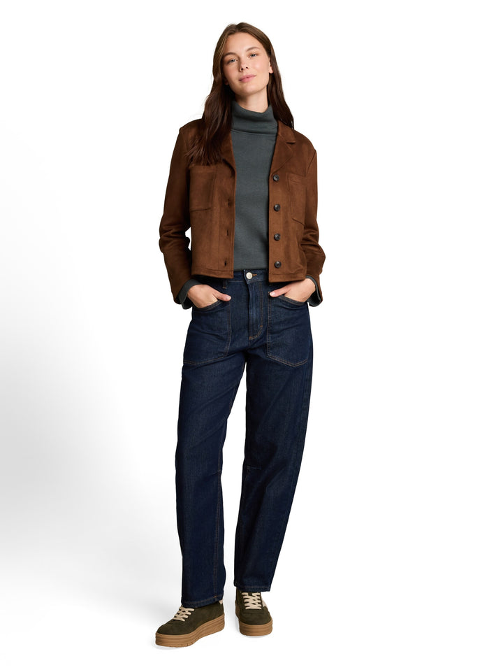 blazer suede jacket, camel 41102 Bild 3