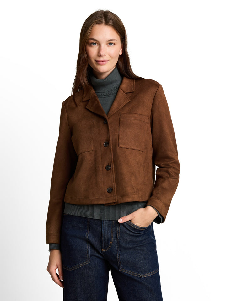 blazer suede jacket, camel 41102 Bild 5