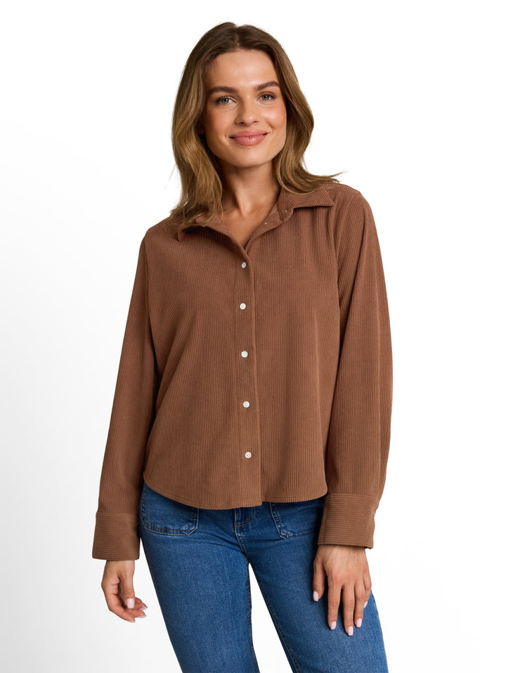 blouse cosy corduroy, camel 41102 Bild 5