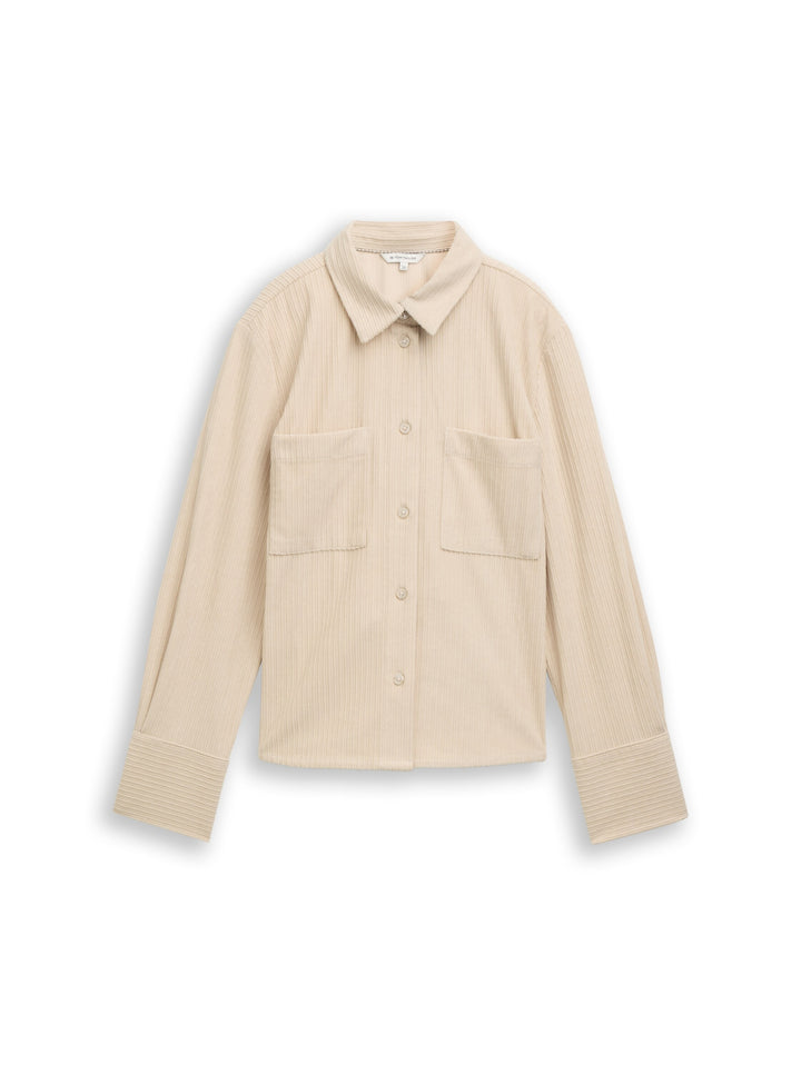 blouse cosy corduroy, sand stone beige 29517 Bild 1