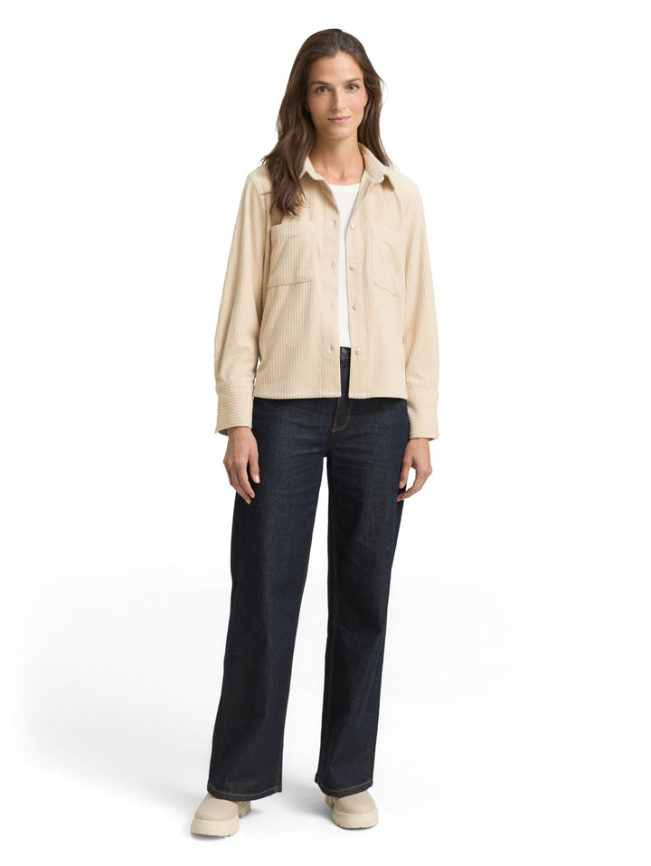 blouse cosy corduroy, sand stone beige 29517 Bild 3