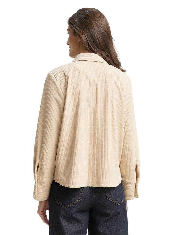 blouse cosy corduroy, sand stone beige 29517 Bild 4