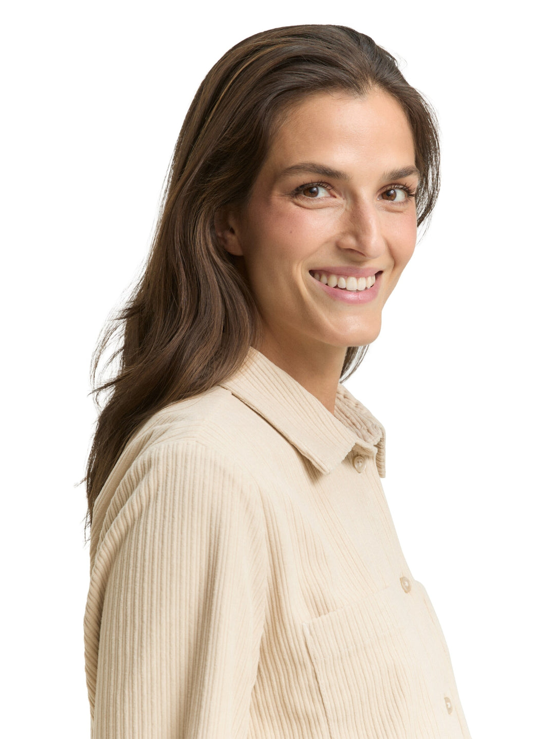 blouse cosy corduroy, sand stone beige 29517 Bild 5