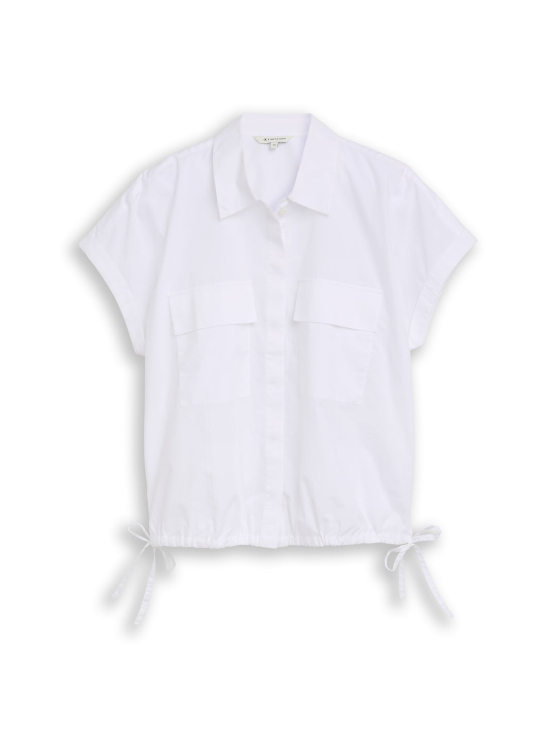 blouse poplin shortsleeves, White 20000 Bild 1