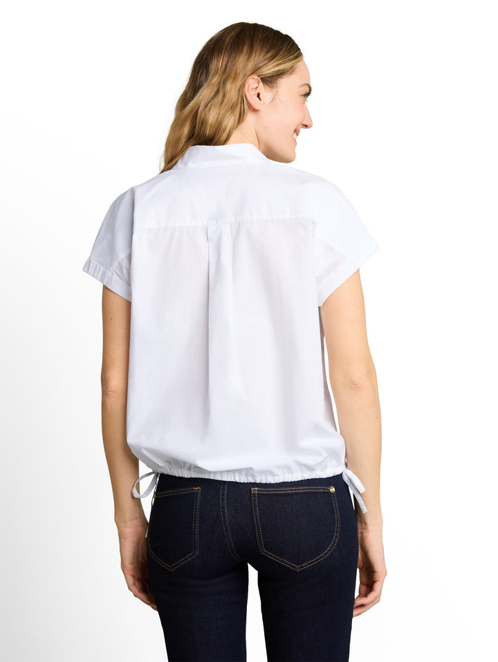 blouse poplin shortsleeves, White 20000 Bild 4